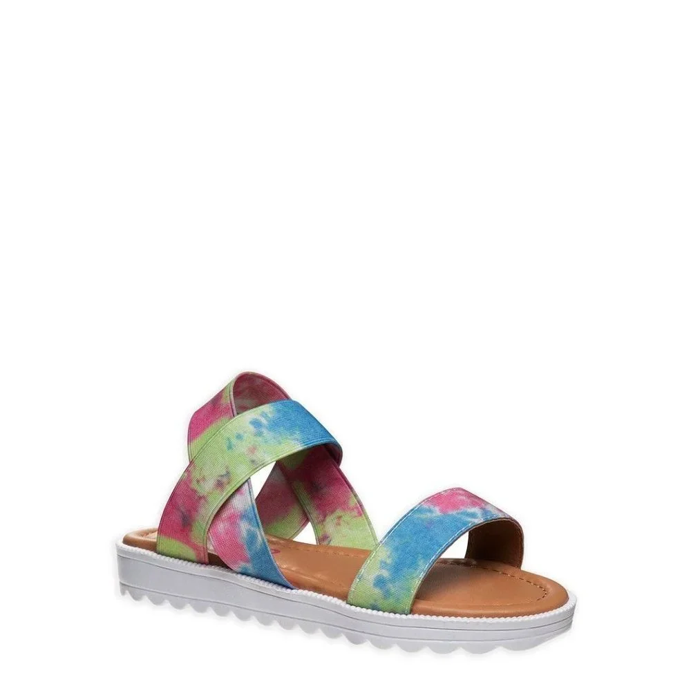 Josmo Tie Dye Elastic Strap Sandals - Size 2